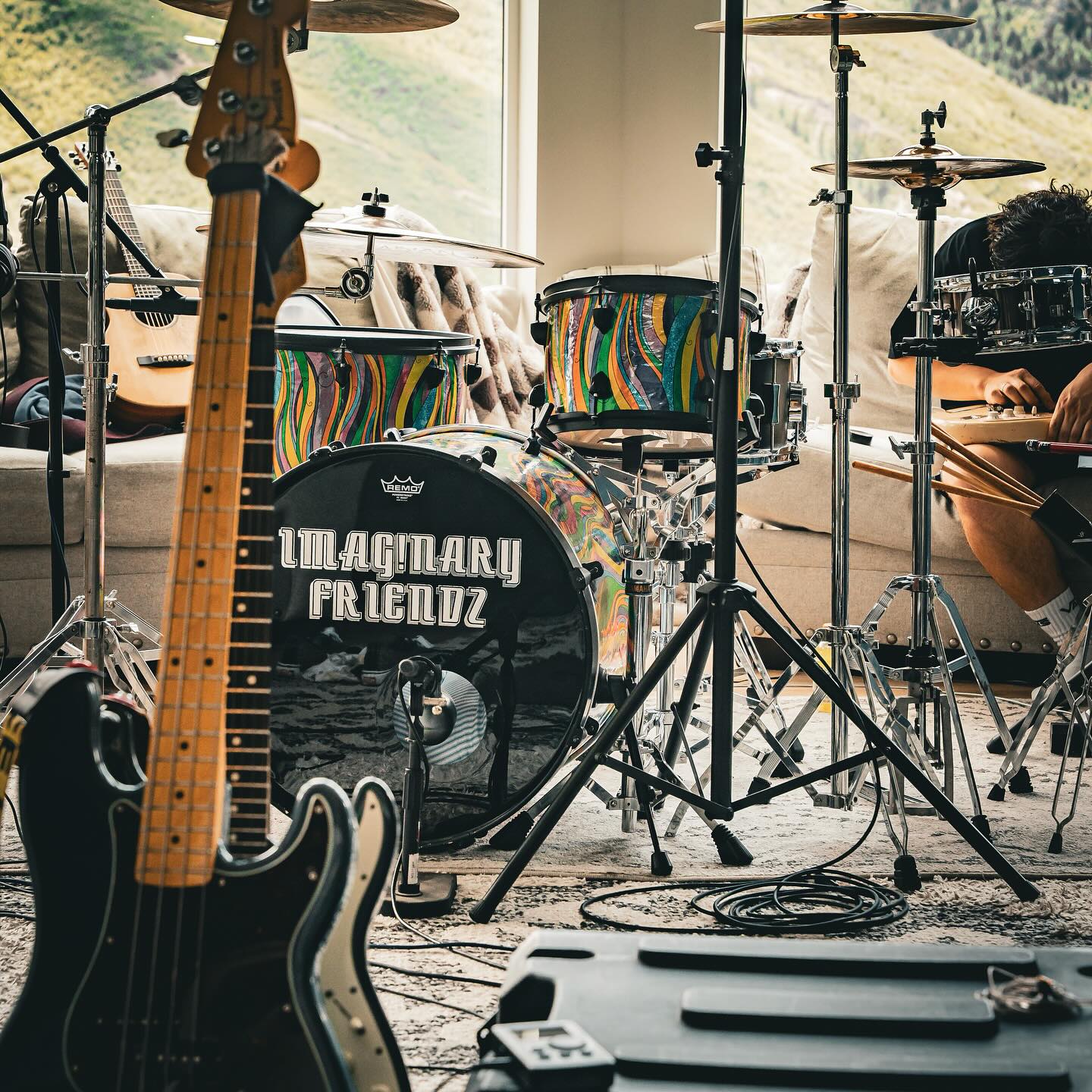 Imaginary Friendz album art or promotional music photo